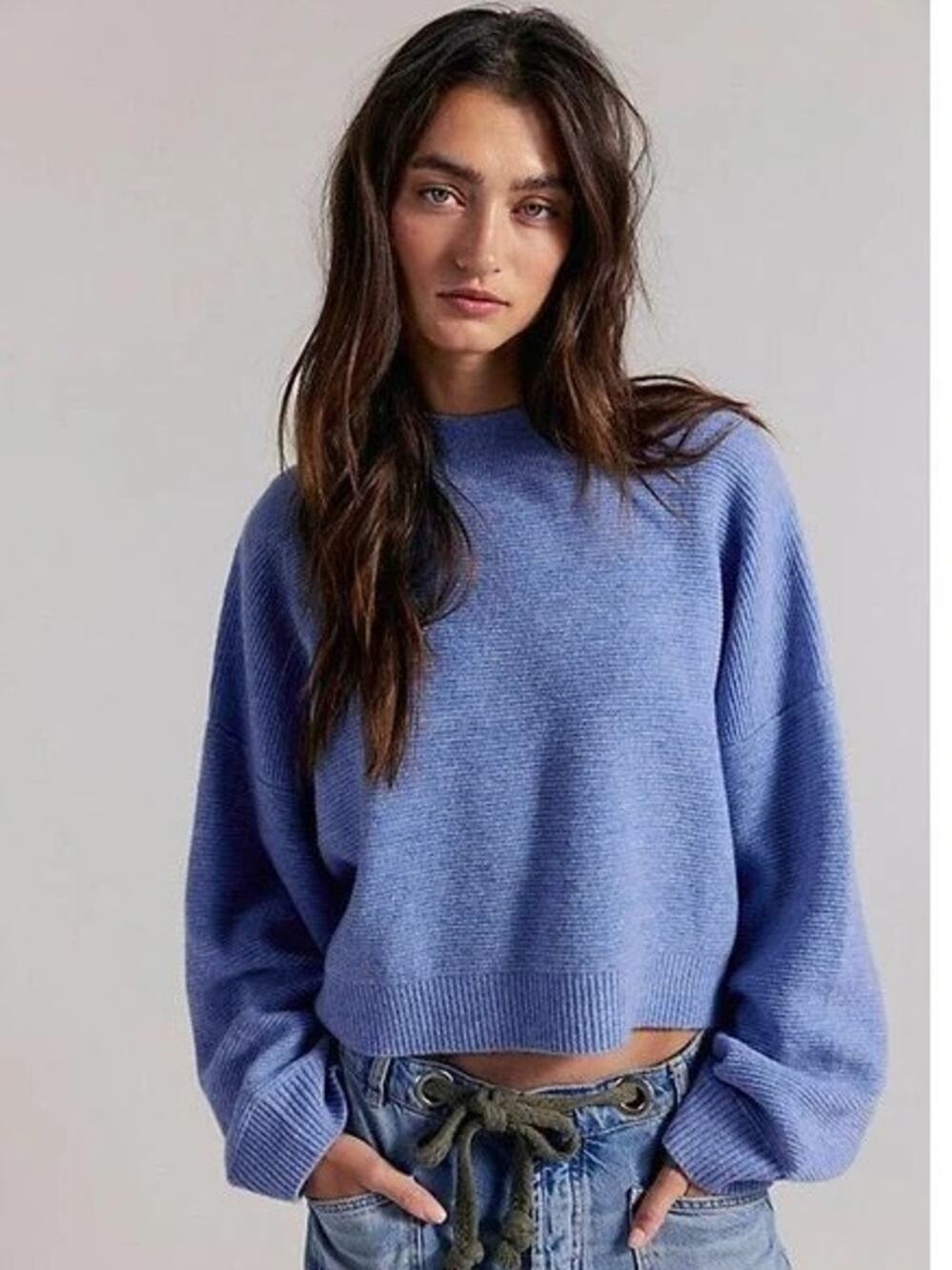 Free People Collette Cashmere Pullover Sweater